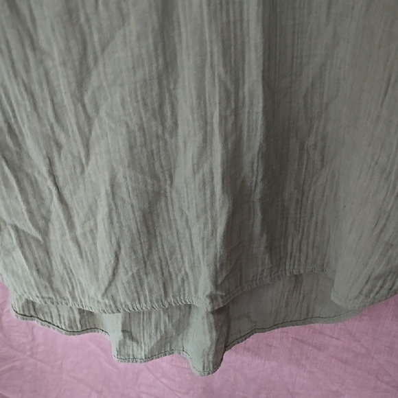 Caslon Green Mandarin Collar Tunic - Picture 8 of 8